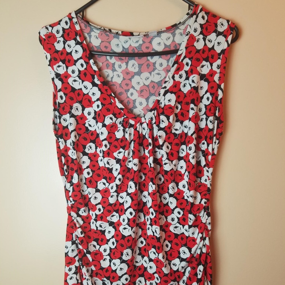 New York & Company Floral Blouse